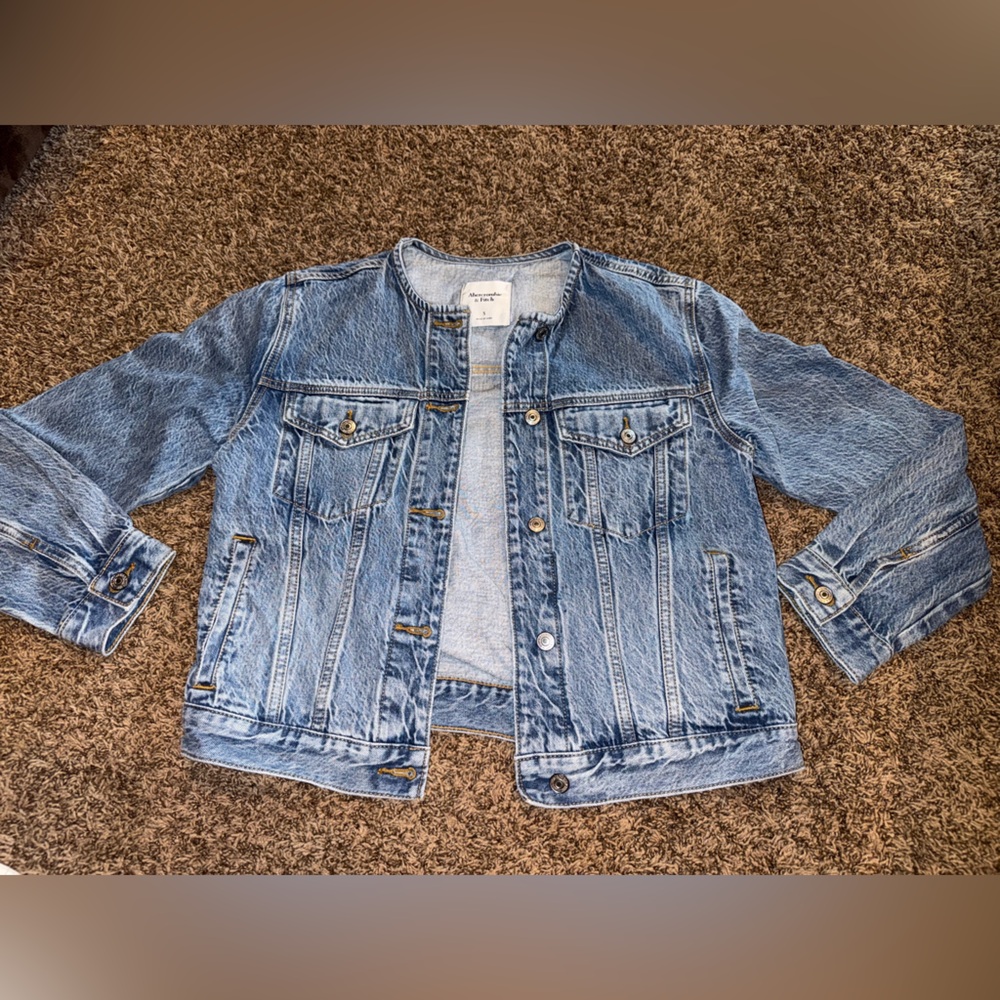Abercrombie & Fitch Blue Denim Jacket